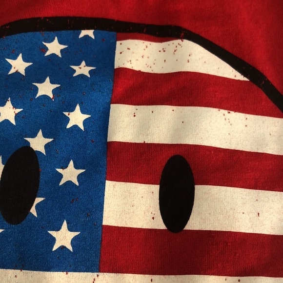 Jerzees dri power American smiling face shirt - Picture 7 of 7